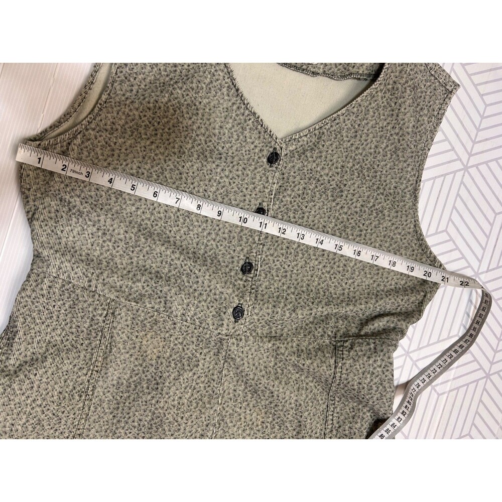 FLAX BY JEANNE ENGELHART Speckled Corduroy Maxi Dress size M Boho Art To Wear c - Picture 7 of 11